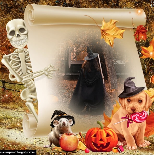 mejores marcos de fotos halloween crear gratis