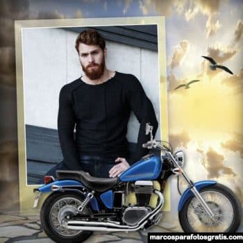 Marcos de fotos para hombres con motos y autos