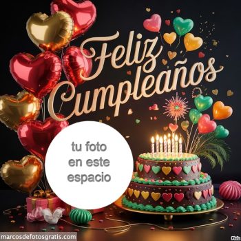 marcos de fotos de feliz cumpleaños gratis